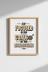Stay Focused Goals Quote Wall Art | Modern Office Decor | Motivational Poster