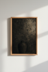 Moody Botanical Branch in Vase | Dark Textured Still Life, Neutral Rustic Wall Decor