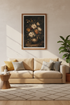 Moody Floral Oil Painting | Dark Peony Still Life, Vintage Aesthetic Wall Art