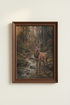 Deer Wall Art | Rustic Forest Tones, Living Room Decor