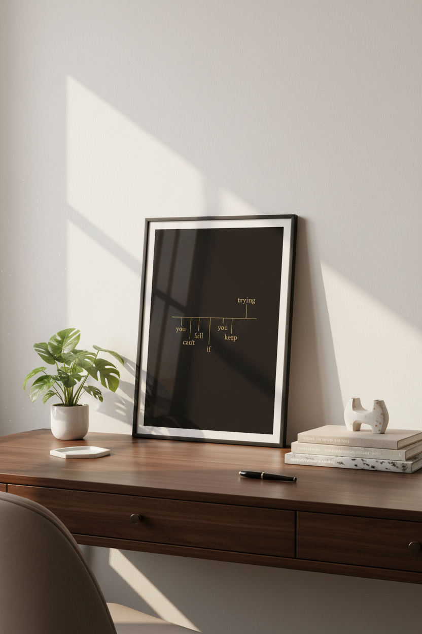 Inspirational Quote Wall Art | You Can&