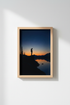 Silhouette Sunset | Moody Blues, Orange Horizon Living Room Decor