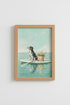 Coastal Dog Wall Art | Living Room Decor | Pastel Serenity Poster