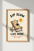 Whimsical Coffee Wall Art Print | Living Room Decor | Cozy Poster