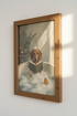 Dachshund Reading in Bathtub Wall Art | Funny Dog Bathroom Decor | Oil Painting Poster