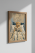 Golden Retriever Reading in Bed Art | Cozy Dog Poster, Bedroom Decor Fine Art