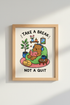 Cute Bear Wall Art | Cozy Cartoon, Soft Pastels | Living Room Decor