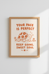 Whimsical Turtle Wall Art Print | Living Room Decor | Cozy Poster