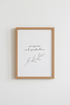 Progress Not Perfection Print | Minimalist Quote Wall Art | Botanical Office Decor