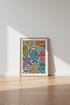 Graffiti Doodle Monster Wall Art Print | Fun Colorful Poster | Urban Nursery Decor