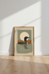 Loon Wall Art Print | Mid-Century Modern Lake House Decor | Nature Poster
