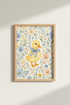 Watercolor Duck Wall Art Print | Nursery Decor | Whimsical Poster