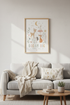 Woodland Animal Dream Big Wall Art | Sage & Rose Nursery Decor | Boho Poster