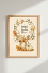 Grateful Thankful Blessed | Fall Watercolor Pumpkin, Farmhouse Decor Wall Art