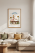 Farm Animals Nursery Wall Art | Cute Cow & Pig Decor | Farmhouse Poster