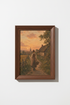 Pastoral countryside Wall Art Print | Living Room Decor | Romantic Poster