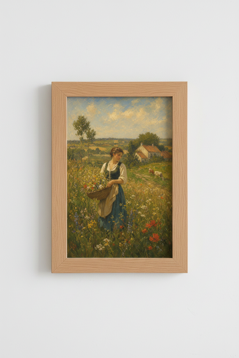 Wildflower Art | Impressionist Palette, Living Room Decor