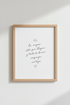 Spanish Quote Wall Art | Minimalist Script Poster | Modern Bedroom Decor