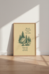 Camping Nature Quote Wall Art Print | Cabin Decor | Rustic Forest Poster
