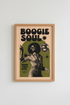 Boogie Soul Retro Disco Wall Art | 70s Soul Print | Groovy Vintage Aesthetic Poster