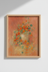 Floral Wall Art Print | Living Room Decor | Warm Aesthetic Poster