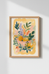Citrus Fruit Art Print | Modern Lemon Botanical, Kitchen & Dining Room Decor Poster