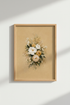 Boho Floral Wall Art Print | Living Room Decor | Warm Aesthetic Poster