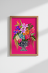 Minimalist Tropical Wall Art Print | Living Room Decor | Neon Pop Poster