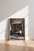 French Cafe Terrace Wall Art | Cozy Parisian Bakery Print | Aesthetic Lofi Poster