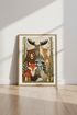 Forest Friends Woodland Animals Wall Art | Nursery Decor | Whimsical Poster