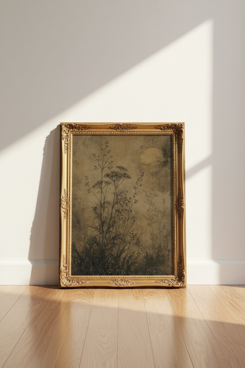 Botanical Poster Wall Art Print | Living Room Decor | Vintage Poster