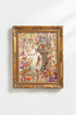 autumn woodland art | watercolor tones, living room decor