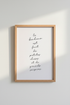 French Quote Wall Art Print | Minimalist Script Poster | Chic Living Room Decor