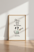Funny Dog Quote Wall Art | Minimalist Pet Illustration Poster, Kitchen Decor