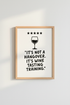 Funny Wine Quote Wall Art Print | Kitchen Bar Decor | Minimalist Poster
