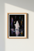 Ghost Painting Print | Whimsical Spooky Wall Art, Dark Academia Decor