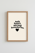 Soft Heart Strong Boundaries Wall Art | Retro Mental Health Poster | Self Care Minimalist