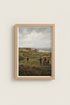 golf course wall art | coastal tones, living room decor