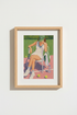 Preppy Wall Art | Tennis Girl Aesthetic Print, Pink and Green Sporty Poster
