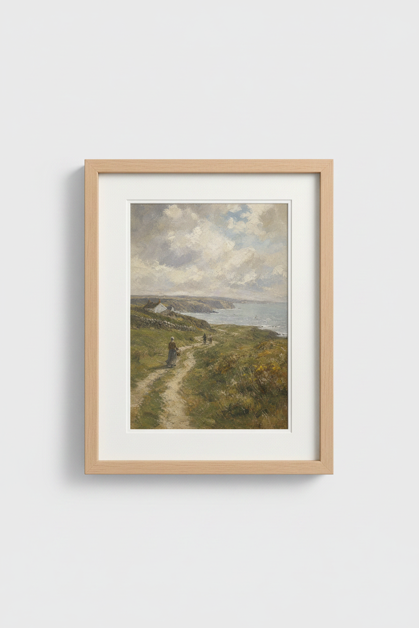 Coastal Wall Art Print | Seaside Room Decor | Moody Seascape Poster