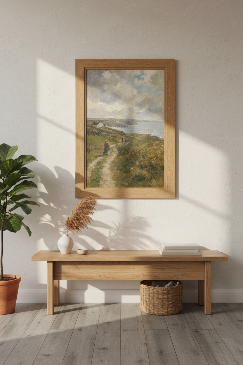 Coastal Wall Art Print | Seaside Room Decor | Moody Seascape Poster