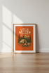 Life Is Better Outside Camping Print | Retro Mountain Decor | Adventure Poster