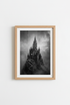 Gothic Castle Wall Art Print | Dark Academia Decor | Moody Fantasy Poster