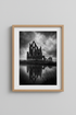 Gothic Cathedral Wall Art Print | Moody Dark Academia Decor | Ancient Ruin Poster