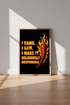 Funny Chili Pepper Wall Art | Retro Kitchen Poster | Spicy Foodie Decor