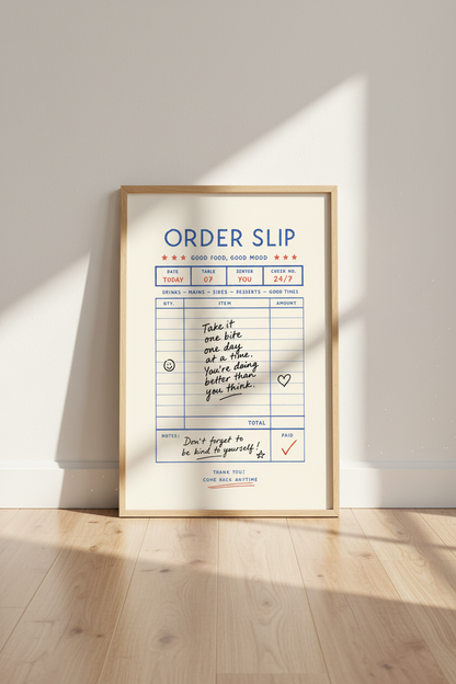 handwritten wall art | minimalist blue sketch, beige tones | living room decor