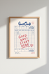 Guest Check Print | Retro Diner Receipt Wall Art, Kitchen Decor | Aesthetic Poster