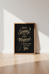 Spooky Magical Black Cat Wall Art | Gothic Home Decor | Witchy Aesthetic Poster