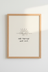 Minimalist Sunrise Wall Art Print | Living Room Decor | Soft Poster