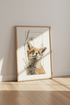 Cute Fox Sketch Wall Art | Woodland Nursery Decor | Rustic Botanical Poster